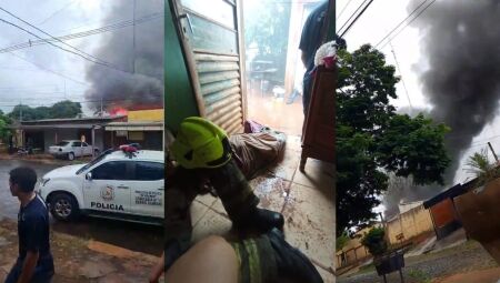 V&Iacute;DEO: Crian&ccedil;a de 4 anos morre em inc&ecirc;ndio na fronteira