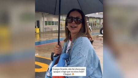 V&Iacute;DEO: Valesca Popuzuda chega a Campo Grande para show do Carnanval