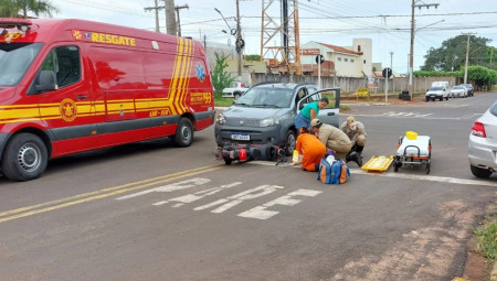 O acidente aconteceu na tarde de hoje