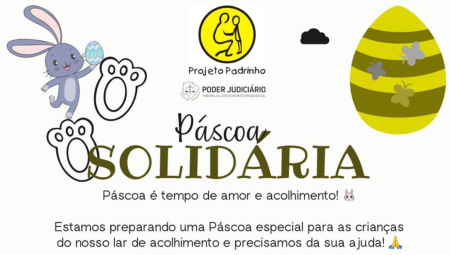 Projeto P&aacute;scoa Solid&aacute;ria do TJMS pede doa&ccedil;&otilde;es para crian&ccedil;as e adolescentes