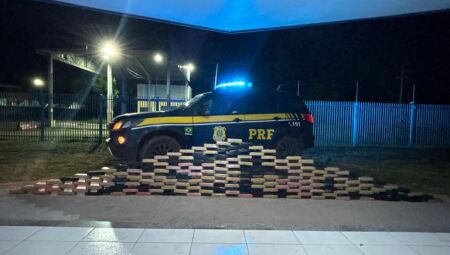 Quantidade de droga apreendida