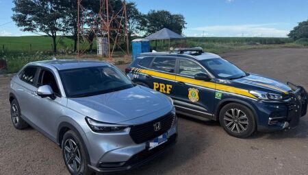 Honda HRV recuperado pela PRF