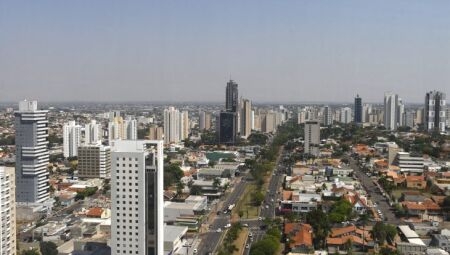 Vista a&eacute;rea de Campo Grande