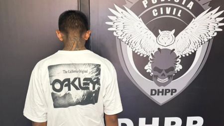 Suspeito foi encaminhado para a delegacia