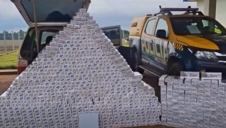 Quantidade de itens apreendidos