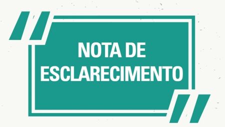 NOTA DE ESCLARECIMENTO P&Uacute;BLICA