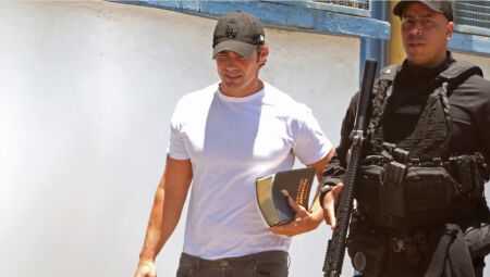 Daniel Vorcaro quando deixou o CDP2, Centro de Deten&ccedil;&atilde;o Provis&oacute;ria em Garulhos