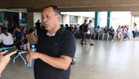 Presidente do Sindicato dos Enfermeiros do MS, L&aacute;zaro Santana