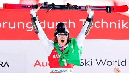   Lucas Pinheiro conquista ouro na Copa do Mundo de esqui alpino  