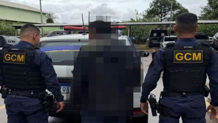 Suspeito foi levado para a Deam