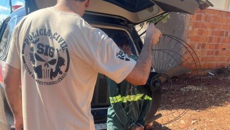 Homem &eacute; preso ap&oacute;s comprar ventilador furtado de creche em troca de crack