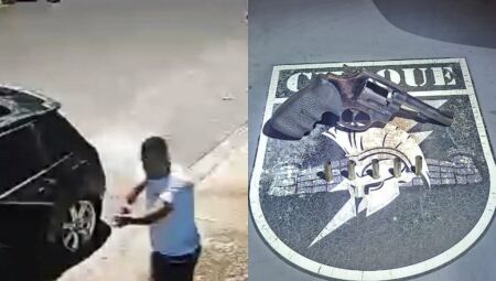 Momento do crime - Foto: Arte / JD1 