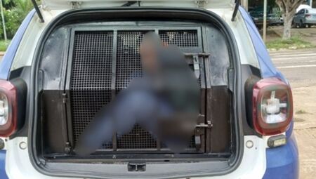 Suspeito foi detido e encaminhado para a delegacia