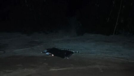 O acidente aconteceu na noite de ontem