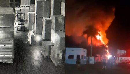 V&iacute;deo: Suspeito de incendiar empresa de brinquedos &eacute; preso em MS