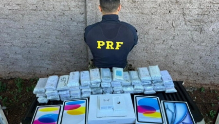 Celulares apreendidos foram levados para a PF de Dourados