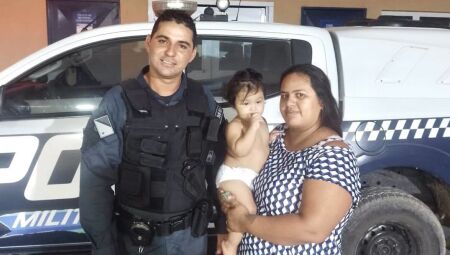 Militar da PM que salvou o beb&ecirc;