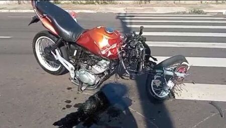 Como ficou a moto - Foto: Reprodu&ccedil;&atilde;o