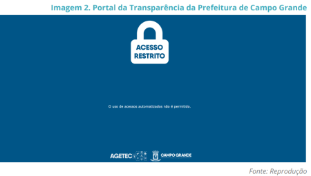 Bloqueio de Acesso Automatizado - Foto: Reprodu&ccedil;&atilde;o