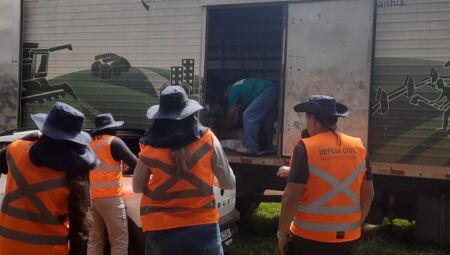Equipe da Defesa Civil Estadual de Mato Grosso do Sul 