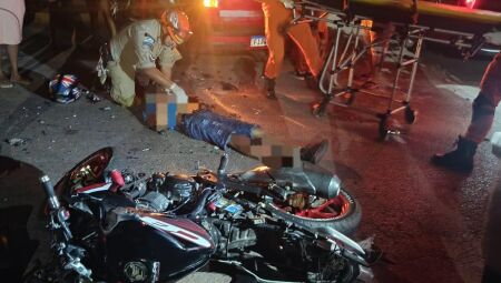 Apenas um motociclista foi socorrido em estado grave 
