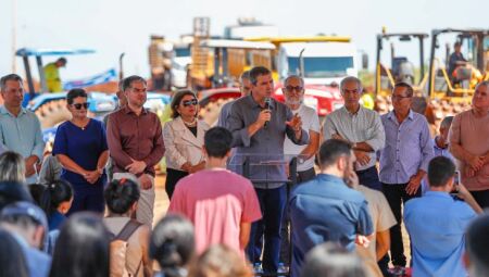 O governador Eduardo Riedel autorizou o trabalho durante agenda em Terenos