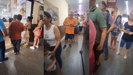 O intenso movimento mostra que muitos moradores da capital deixam para a &uacute;ltima hora