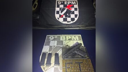 Objetos apreendidos - Foto: Divulga&ccedil;&atilde;o / PMMS