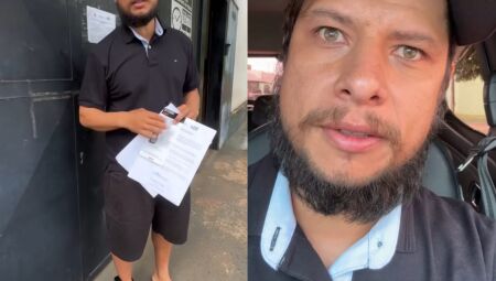 V&iacute;deo: "Orem por mim", diz Tiago Vargas ao colocar tornozeleira ap&oacute;s condena&ccedil;&atilde;o