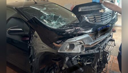 Carro foi periciado - Foto: Divulga&ccedil;&atilde;o / PCMS