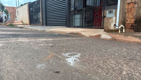 Pol&iacute;cia esteve no local - Foto: WhatsApp / JD1