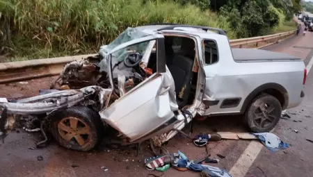 Jovem de 20 anos morre ap&oacute;s tentar ultrapassagem na BR-163 em Rio Verde