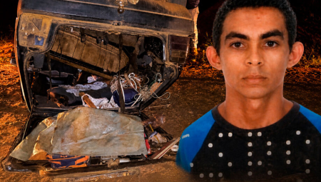 Motorista morre ap&oacute;s capotar carro em estrada vicinal em Para&iacute;so das &Aacute;guas