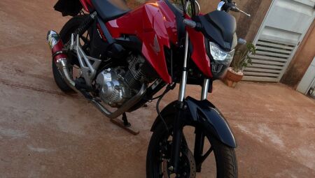 Motocicleta que foi furtada
