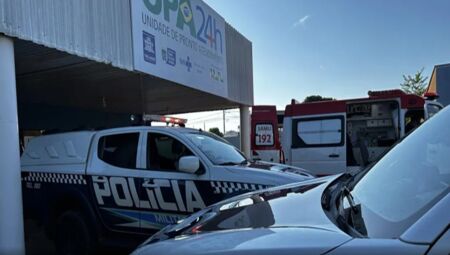 PM esteve na unidade de sa&uacute;de durante atendimento do jovem