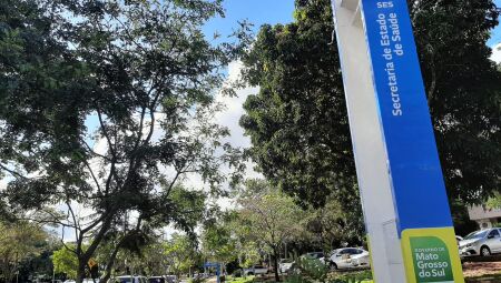 Fachada da Secretaria Estadual de Sa&uacute;de