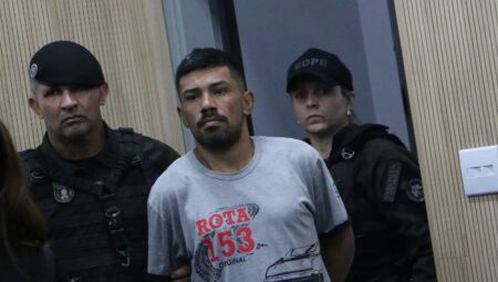 Pedro Lucio Jesus de Oliveira, o 'Peu', em julgamento - Foto: Vin&iacute;cius Santos