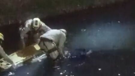 Homem foi socorrido pelo Corpo de Bombeiros