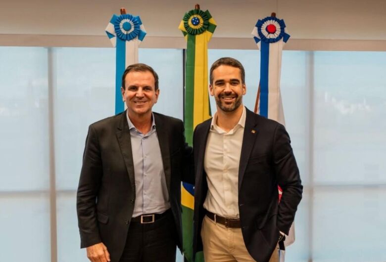 Prefeito do Rio de Janeiro, Eduardo Paes (PSD) e Eduardo Leite