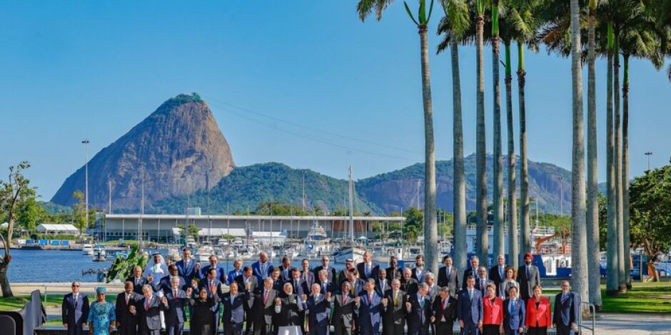 Líderes do G20 no Rio de Janeiro