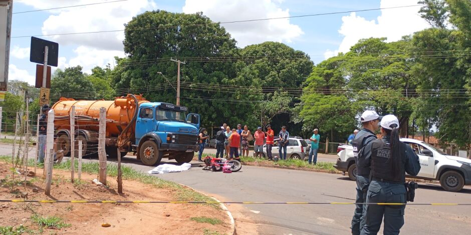 Simulação desmente motorista de caminhão que matou motociclista atropelada na Guaicurus