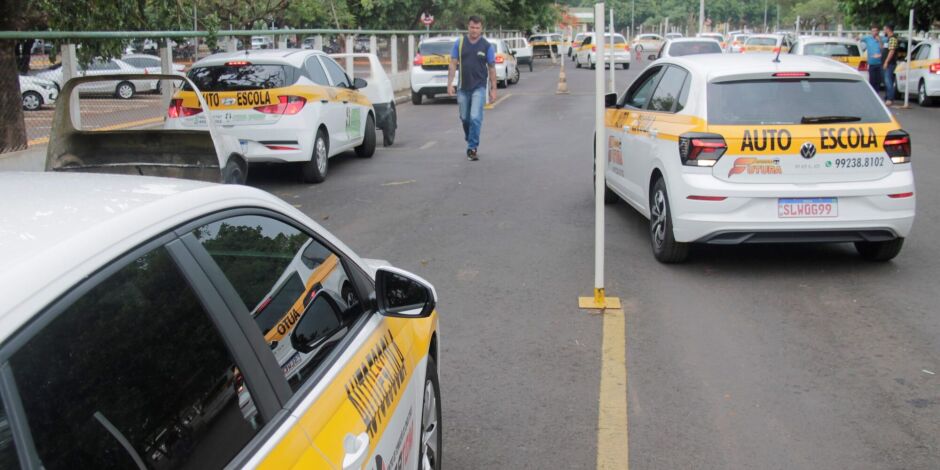 Exame pr&aacute;tico no Detran-MS