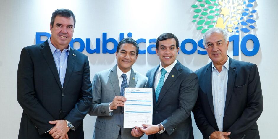 Beto contou com a presen&ccedil;a do governador Riedel, Azambuja e Marcos Pereira