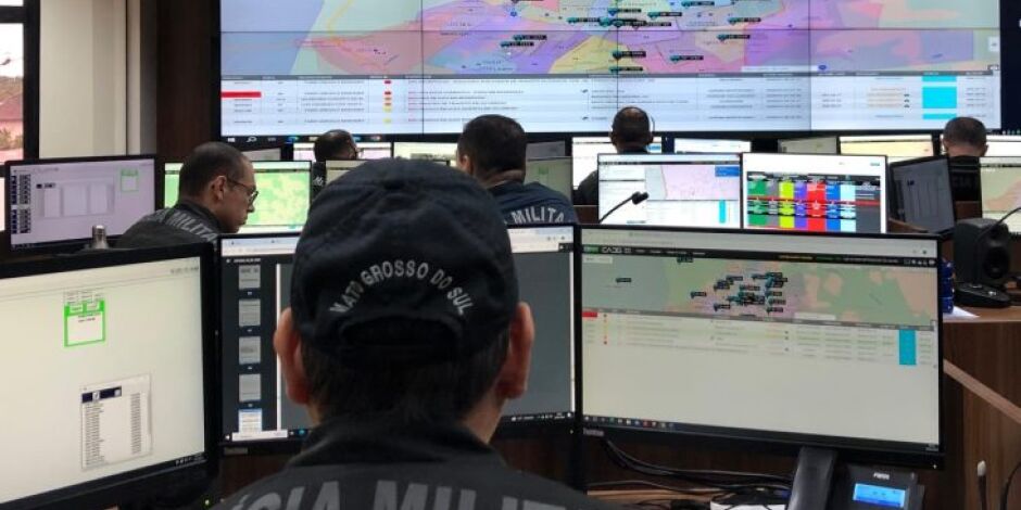 Central de opera&ccedil;&otilde;es da Pol&iacute;cia Militar