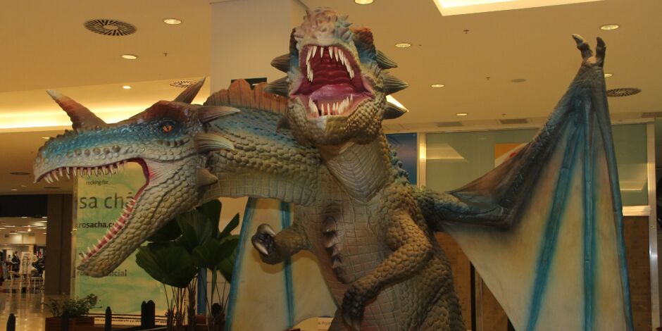 Exposi&ccedil;&atilde;o internacional de drag&otilde;es chega ao Shoppings Bosque dos Ip&ecirc;s