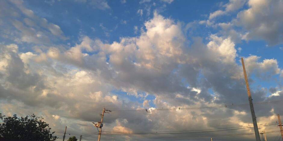 C&eacute;u de Campo Grande amanheceu com algumas nuvens, mas ter&aacute; dia de calor