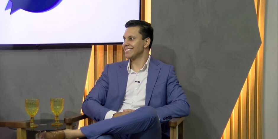 Corretor Vinicius Cruz participou do Em Pauta