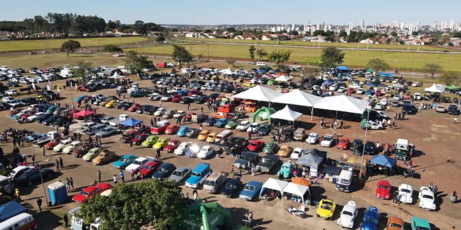 Carros antigos ser&atilde;o exibidos, assim como foi em 2025