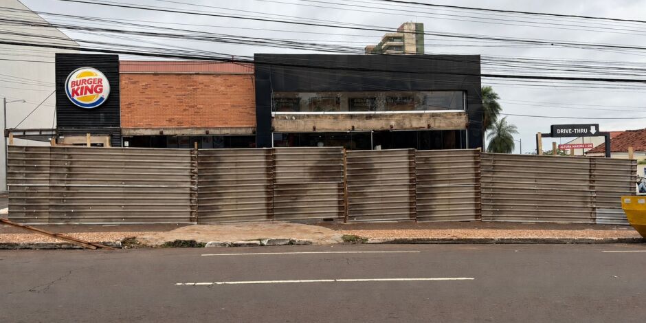 Loja do BK na Afonso Pena passa por processo de moderniza&ccedil;&atilde;o