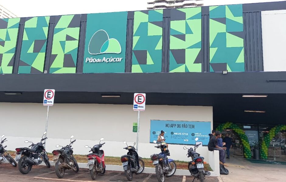 Fachada do Pão de Açucar na Maracaju